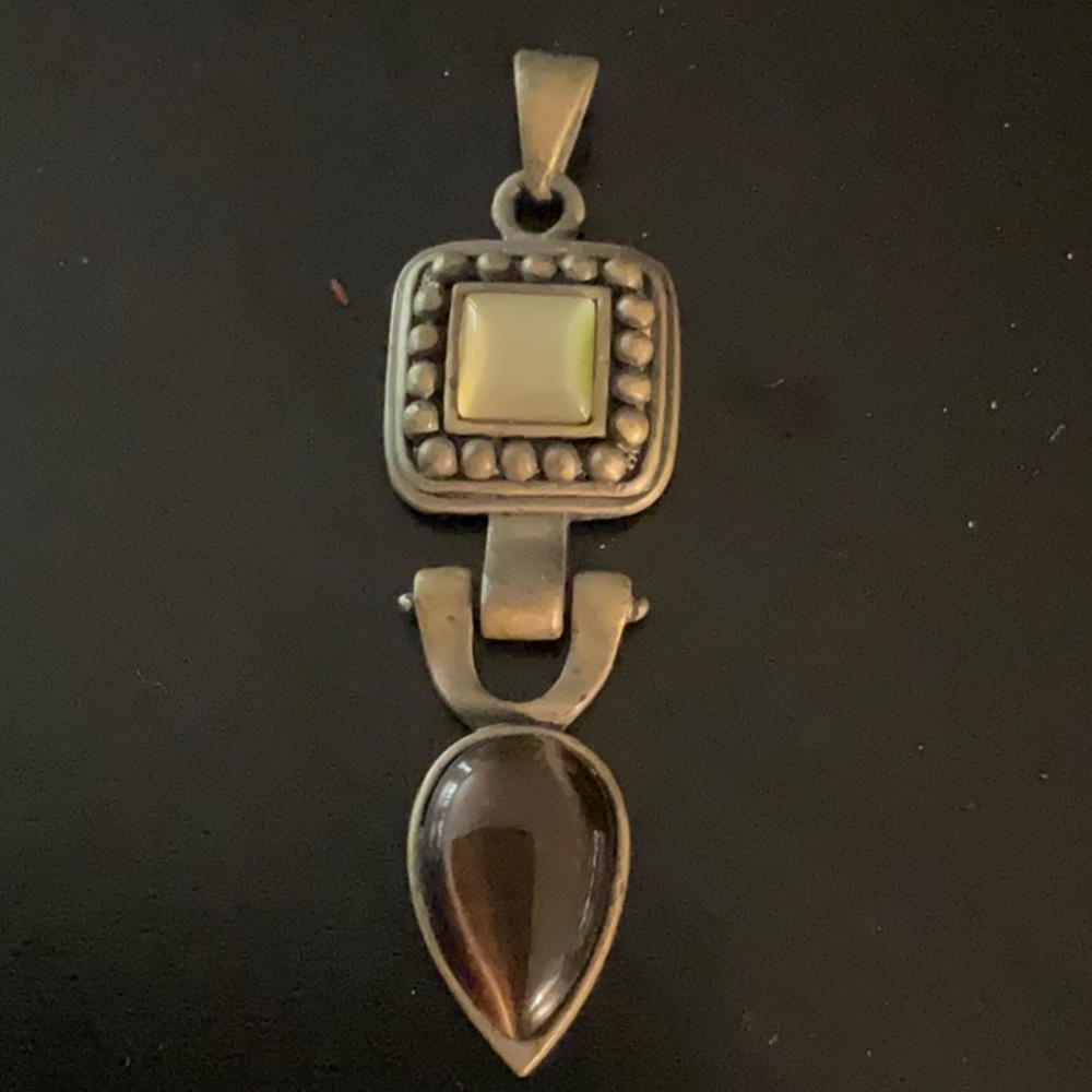 Vintage Rutile Quartz Obsidian Agate Druzy
